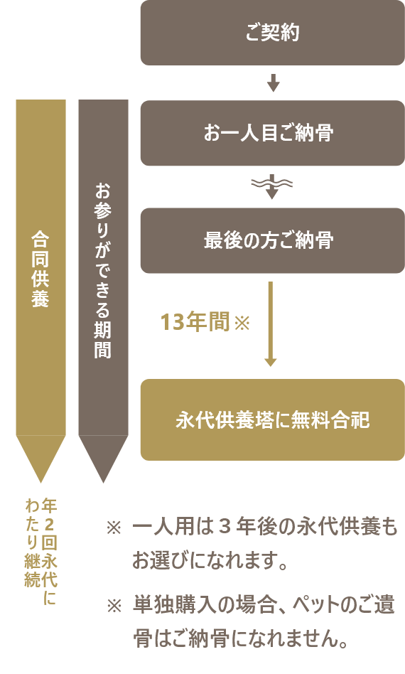 アンドペット樹木葬の仕組み