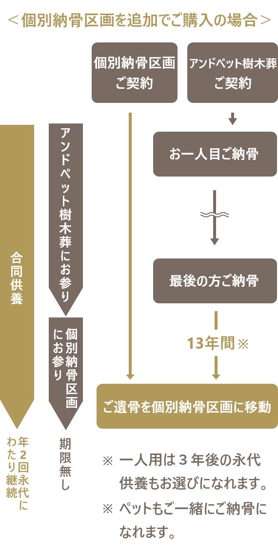 アンドペット樹木葬の仕組み