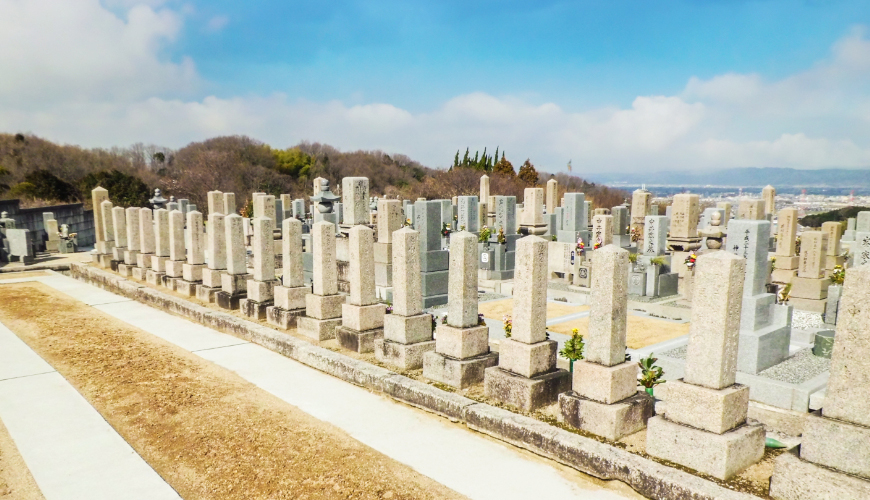 浄願寺　墓地区画