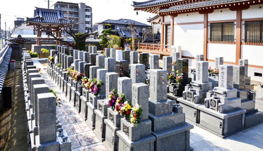 尼崎　養専寺墓苑　墓地区画